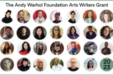 Grantees for the Andy Warhol Foundation Arts Writers Grant 2023.